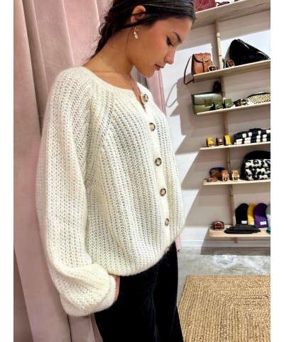 Gilet en maille côtelée Luka